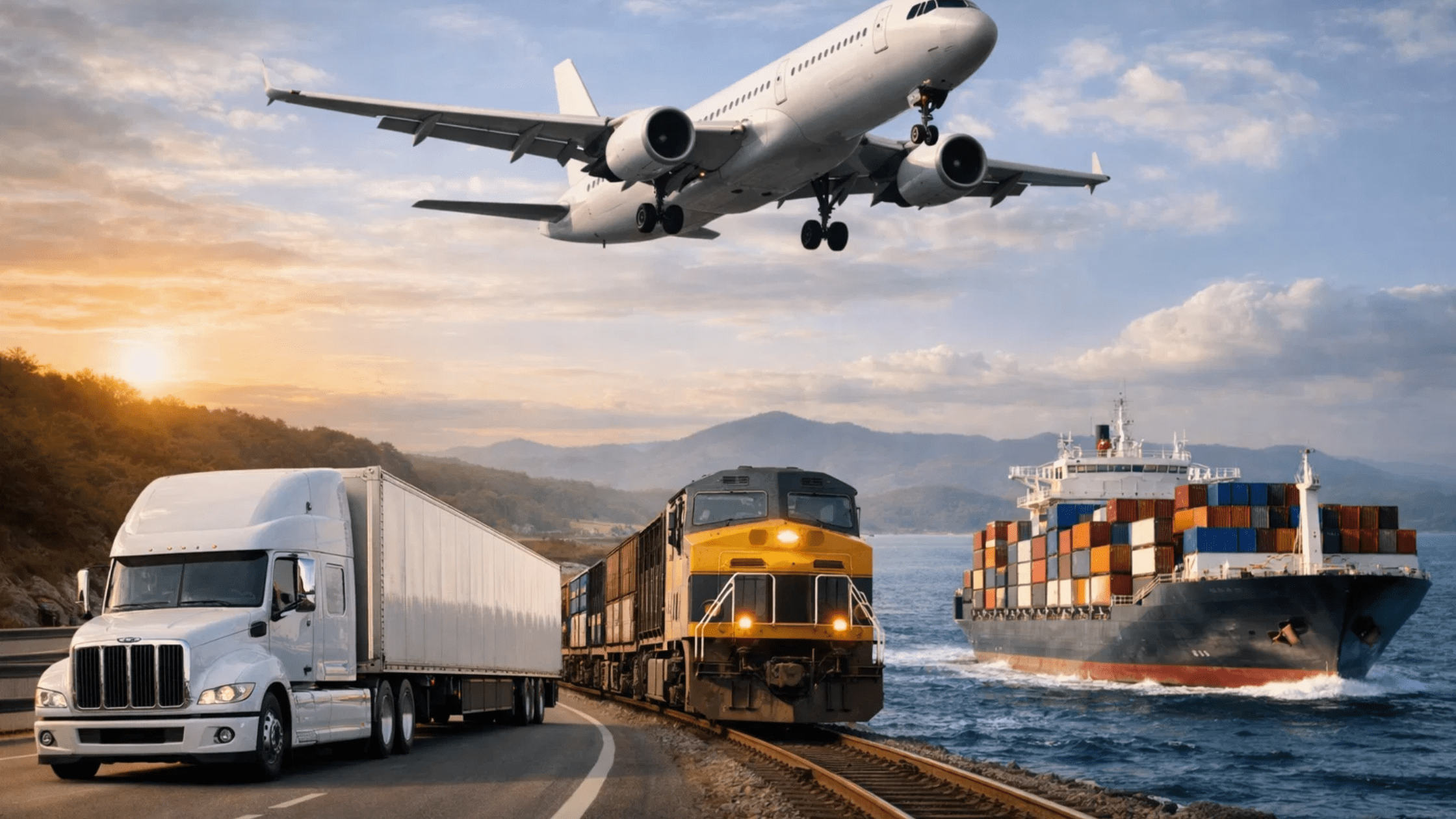 4 ways of transporting boats and motorcycle