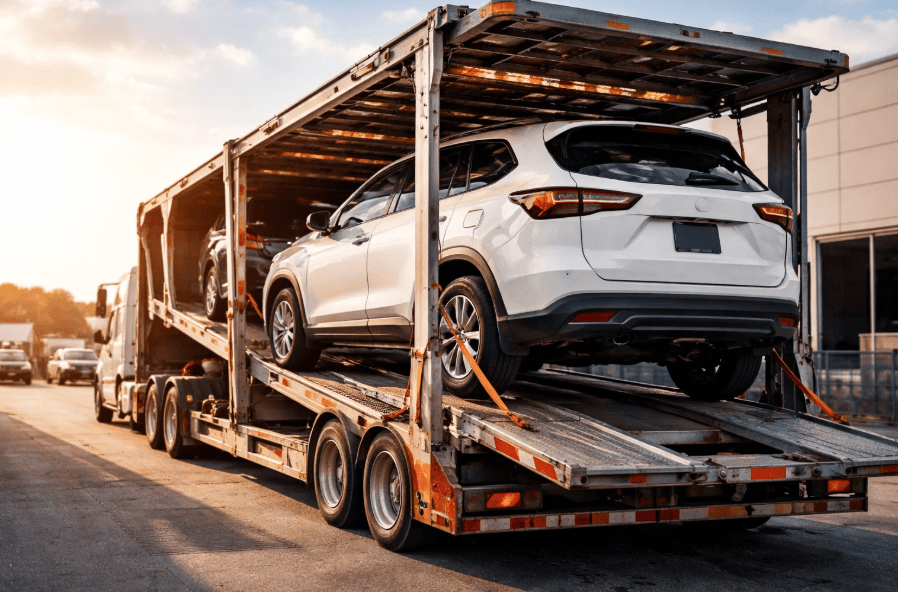 What Happens After Loading Your Car on a Truck?