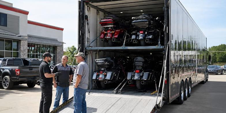 multi-bike-and-dealer-shipping Non-Running & Inoperable Vehicle Transport Image