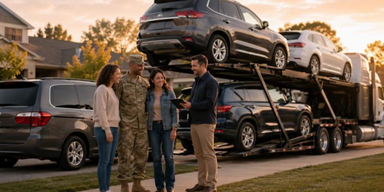 multi-vehicle-military-family-shipping-image Non-Running & Inoperable Vehicle Transport Image