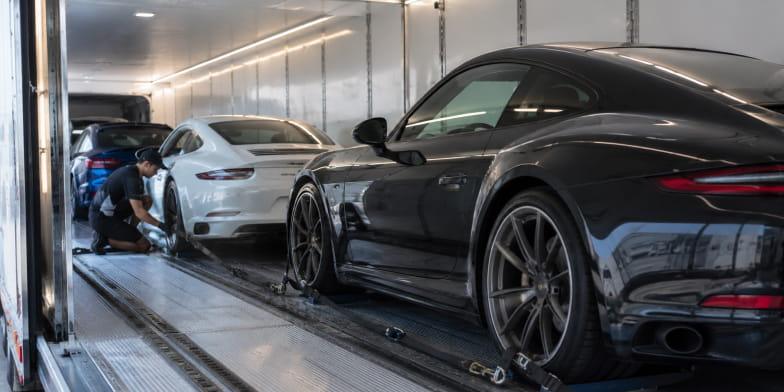 multi-vehicle-snowbird-shipping Classic & Exotic Car Shipping Image