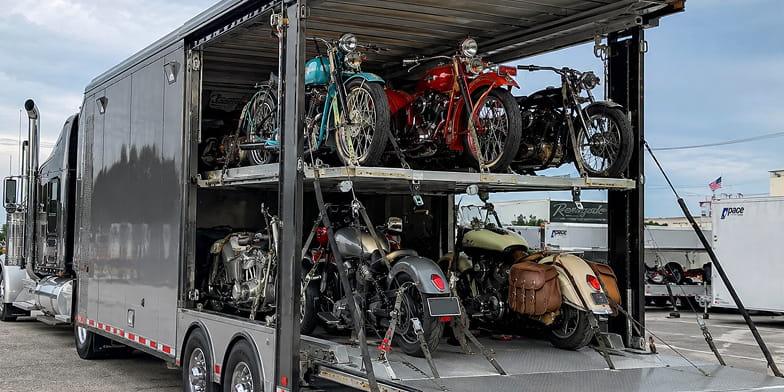 vintage-and-classic-motorcycle-transport Motorcycle and Boat Image