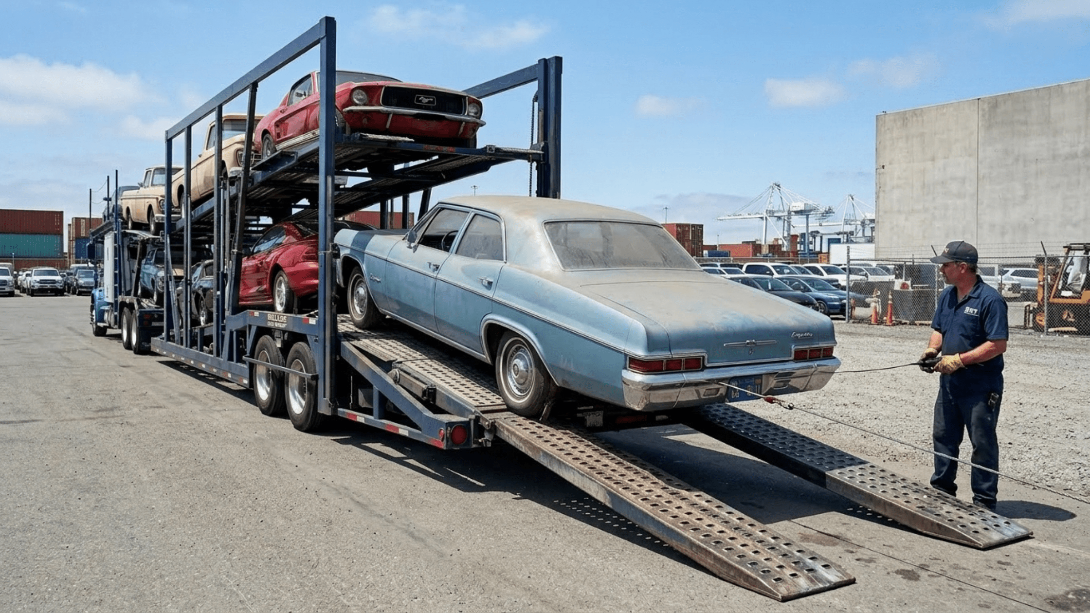 How to Ship a Non-Running or Inoperable Car?